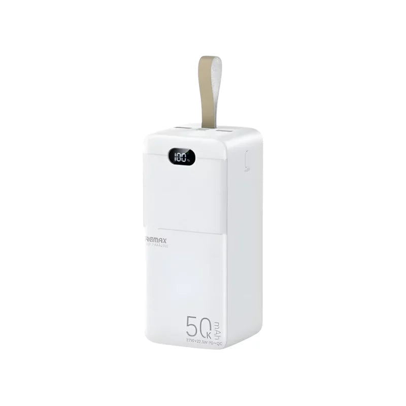 Remax RPP-117 Piloteer Series 50000mAh 27W Fast Charging Power Bank -Black Color - Azzan online shopping