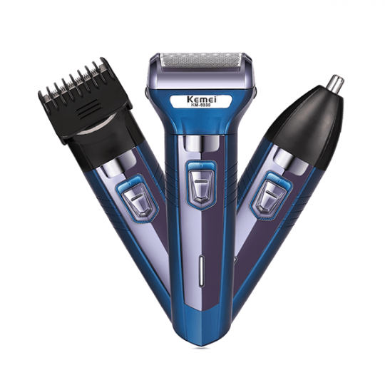 Kemei KM-6330 3-in-1 Hair Shaving Machine Grooming Kit - Azzan online shopping