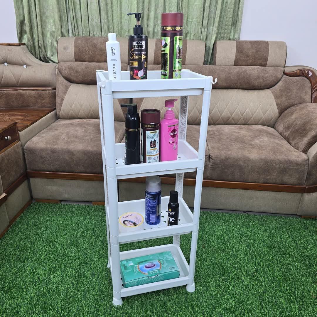 4 Tiers Rectangular Storage Rack - Azzan online shopping