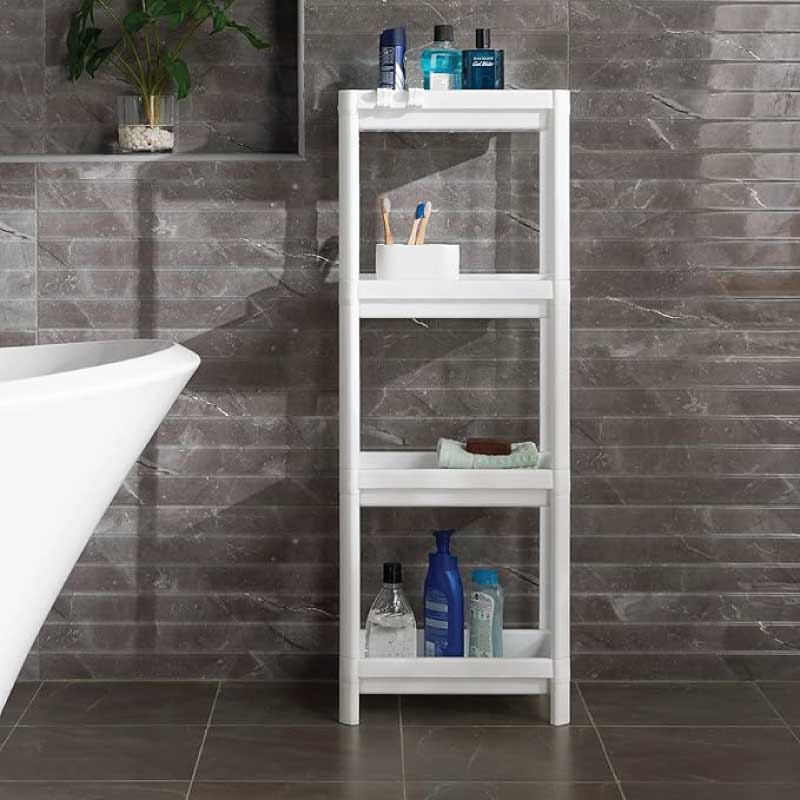 4 Tiers Rectangular Storage Rack - Azzan online shopping