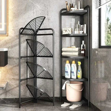 4 layer foldable corner shelves - Azzan online shopping