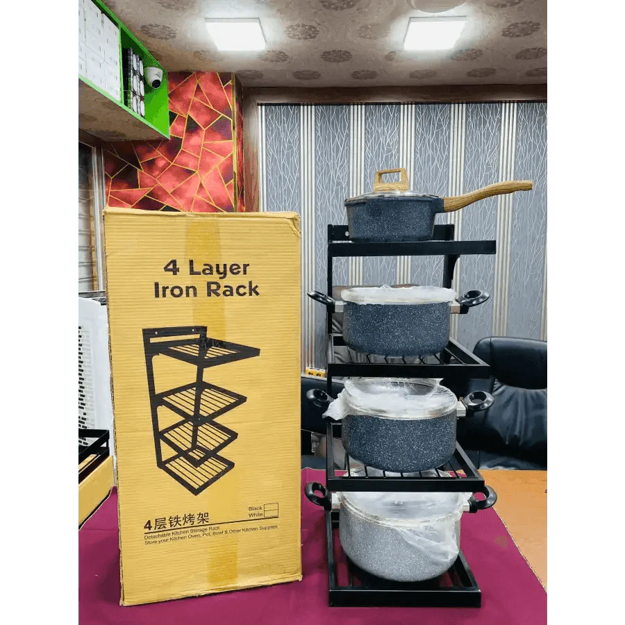 4 Layer Iron Oven Rack - Azzan online shopping