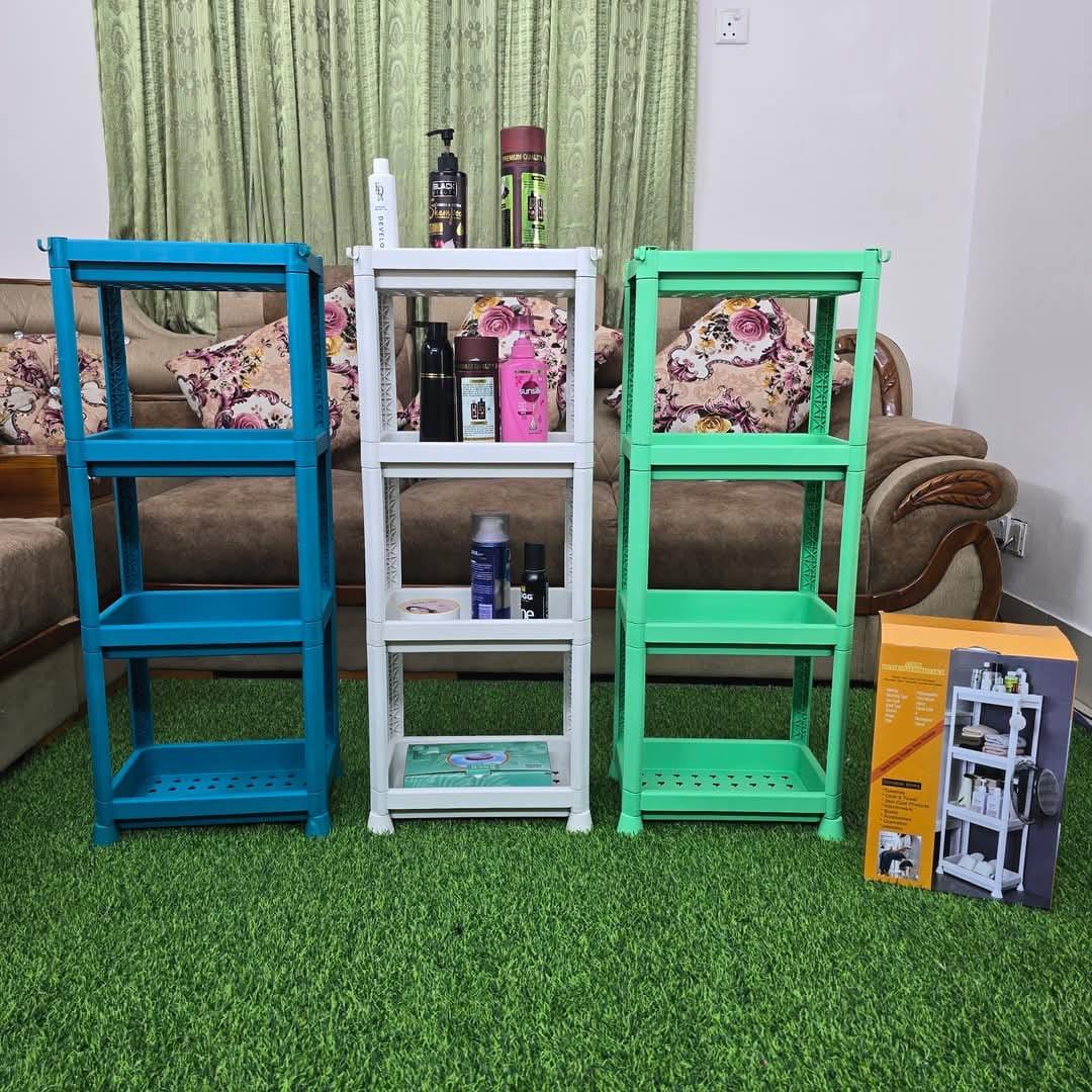 4 Tiers Rectangular Storage Rack - Azzan online shopping
