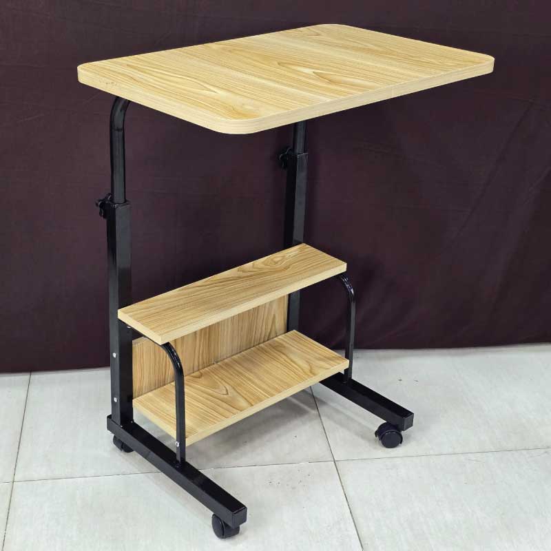 Double layer adjustable table
