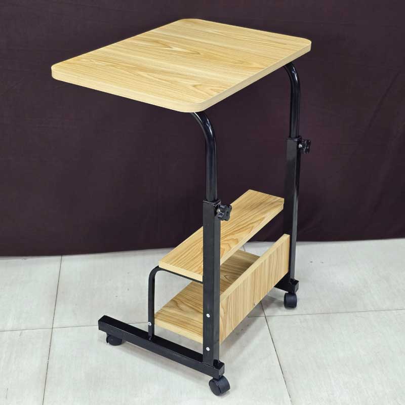 Double layer adjustable table