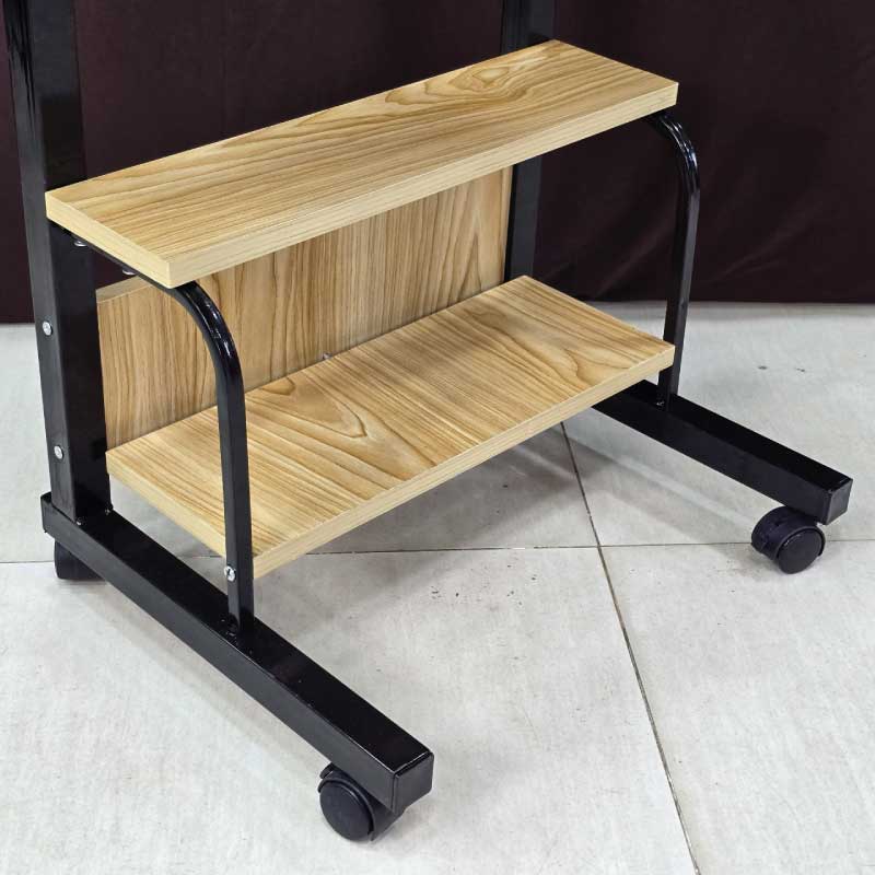 Double layer adjustable table