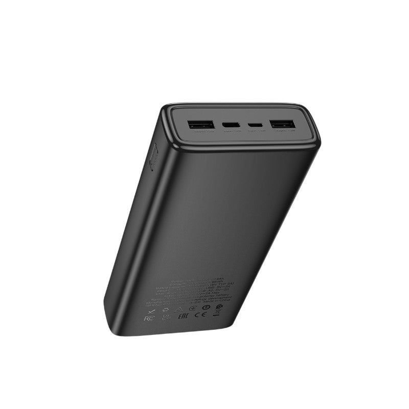 HOCO J144A 30000mAh Fast Charging Power Bank With Digital Led Display – Black - Azzan online shopping
