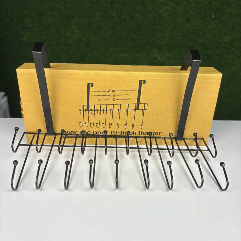 Over The Door 19-Hook Hanger - Azzan online shopping
