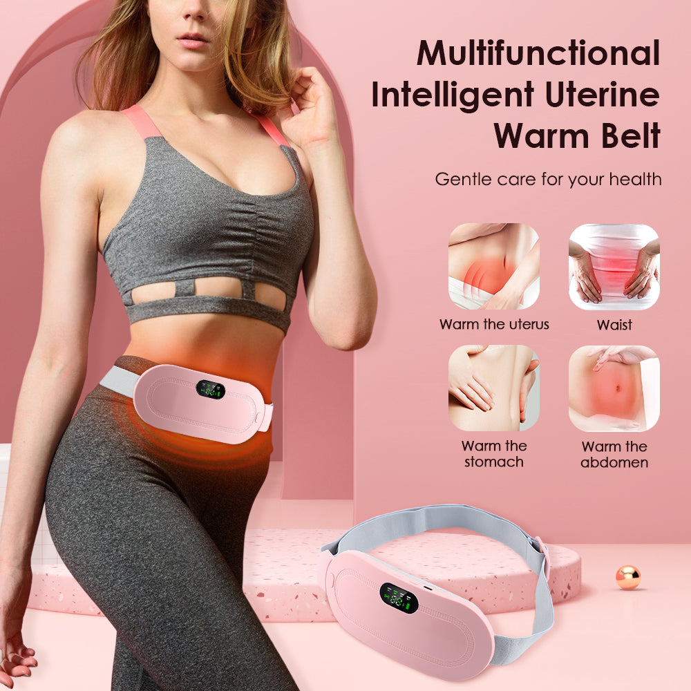 Period Pain Relief Waist Belt Heating Pad Device