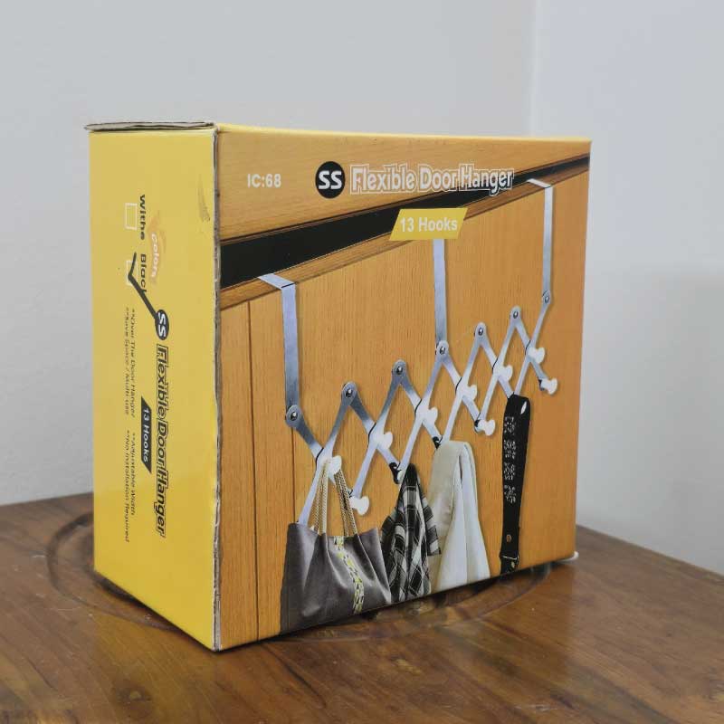 Flexible SS 13 hook Door hanger - Azzan online shopping