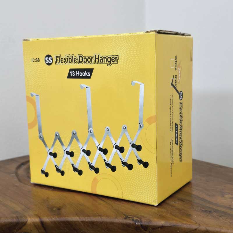 Flexible SS 13 hook Door hanger - Azzan online shopping