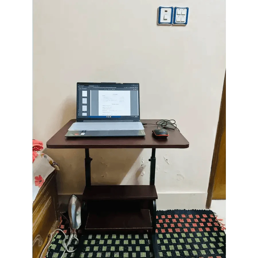 Double layer adjustable table - Azzan online shopping