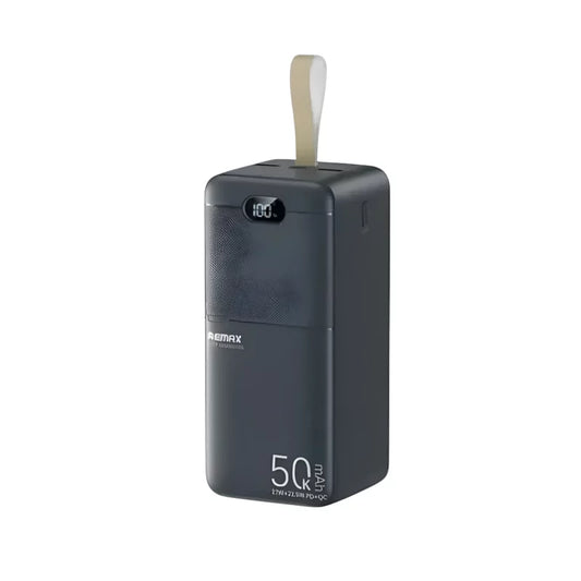 Remax RPP-117 Piloteer Series 50000mAh 27W Fast Charging Power Bank -Black Color - Azzan online shopping