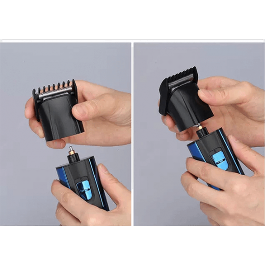 Kemei KM-6330 3-in-1 Hair Shaving Machine Grooming Kit - Azzan online shopping