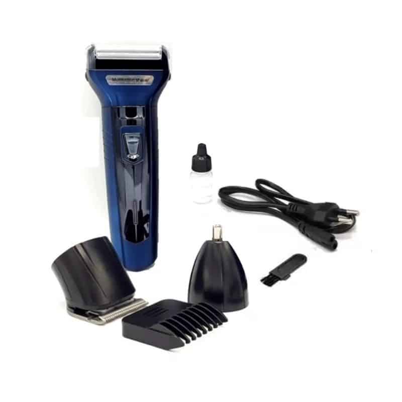 Kemei KM-6330 3-in-1 Hair Shaving Machine Grooming Kit - Azzan online shopping