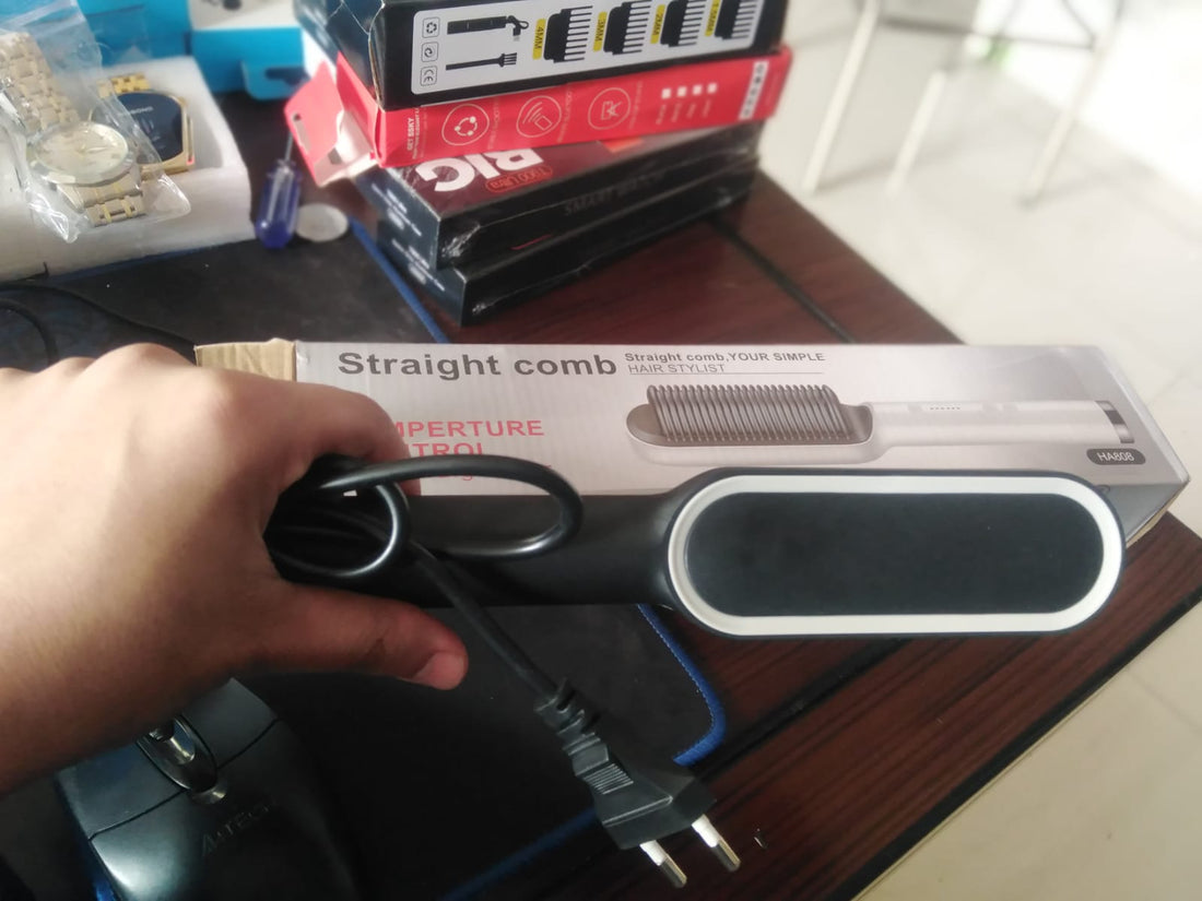 Hair Straightener Styling Comb - Azzan online shopping