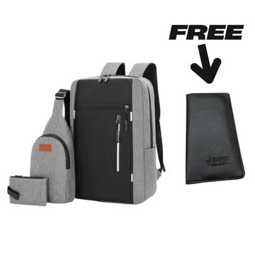 Premium Travel Bag Set 3.1 + FREE Wallet