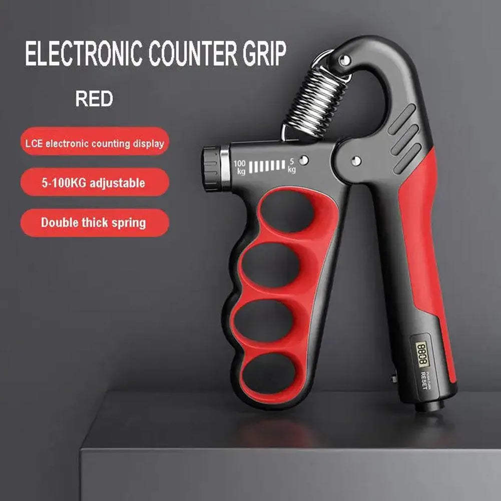 Adjustable Hand Grip Strengthener Hand Grip Trainer With Counter Wrist Forearm And Hand Exerciser For Muscle Building - Azzan online shopping