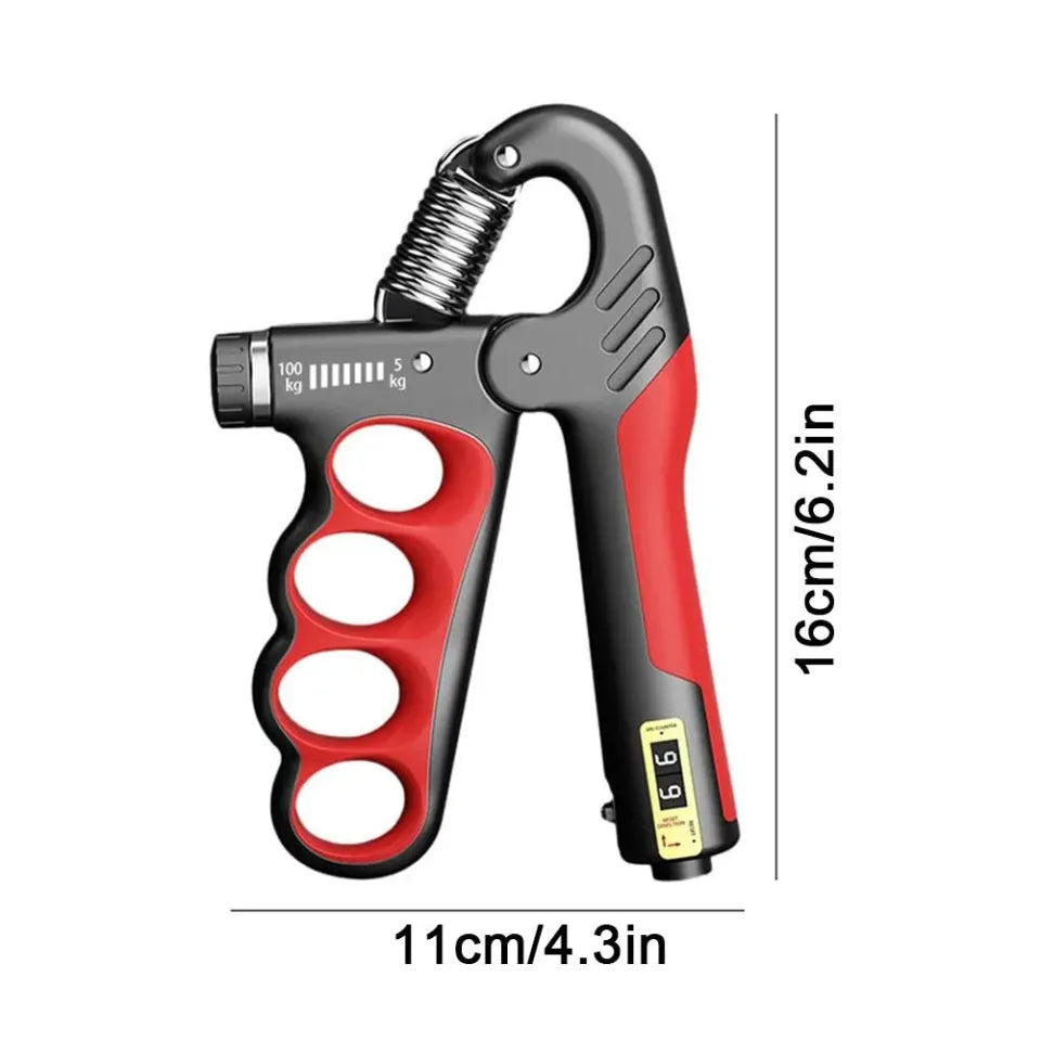 Adjustable Hand Grip Strengthener Hand Grip Trainer With Counter Wrist Forearm And Hand Exerciser For Muscle Building - Azzan online shopping