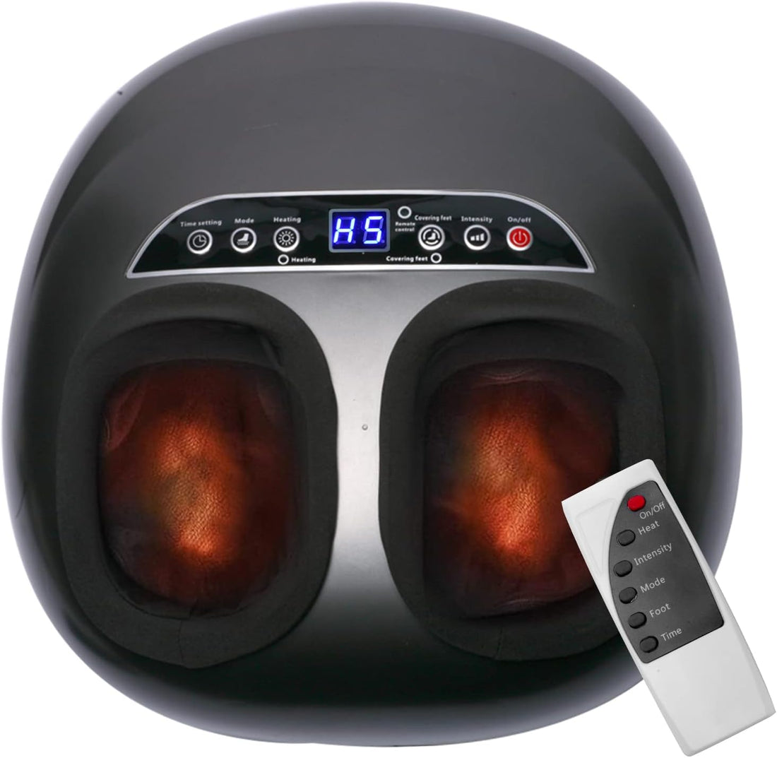 Electric Foot Massagers With Heated, Soothing Deep Kneading Therapy For Foot Wellness - Azzan online shopping