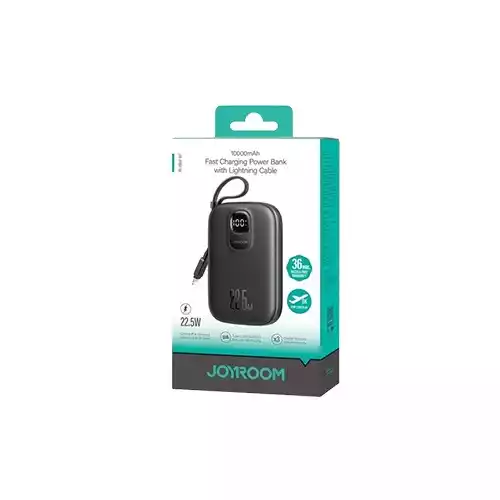 Joyroom JR-PBF18 22.5W Powerbank 10000mAh With Lightning Cable - Azzan online shopping