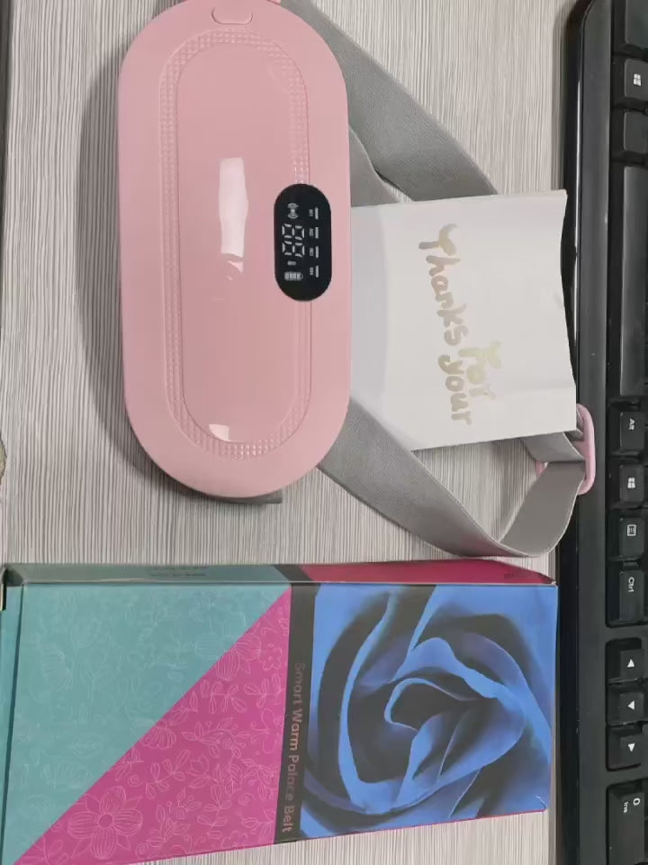 Period Pain Relief Waist Belt Heating Pad Device