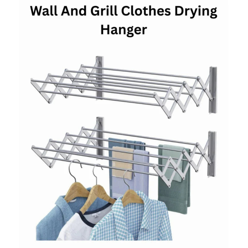 Wall Mounted Clothes Drying Hanger - Azzan online shopping